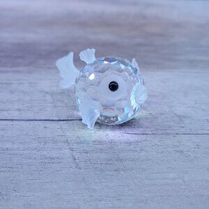 Swarovski Crystal Small "South Sea" Blow Fish / Puffer Fish Figurine